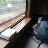 寝台列車での朝ごはん