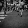 足音が聞こえない交差点