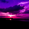 海辺の夕焼け