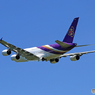 [青い空] THAI A380-841 HS-TUE 離陸