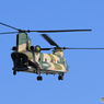 ☮休憩ﾀｲﾑ(514) CH-47J チヌーク・お手振り