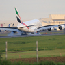 「すかい」 エミレーツ航空 A380-861 A6-EUJ 着陸します