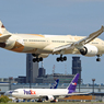 「青が大好き」☀ ETIHAD 787-9 到着です