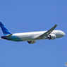 「良い空～」 Garuda 777-3U3 PK-GIC 飛び立ちです