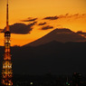Fuji .sunset
