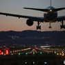 ✈ 初めての伊丹の夜・千里川 (2) Landing ✈