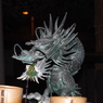 手水舎_龍_新宿十二社熊野神社