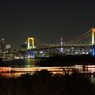 屋形船の光跡