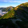 小蓮華山から北アルプス連山