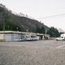 要害山と蒲生岳と只見駅と只見線代行バス