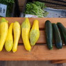 市場の野菜