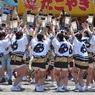 阿波踊り～女法被踊り③