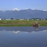 安曇野　田園風景