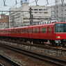 赤い電車。