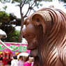 狛犬_品川神社