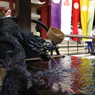手水舎_龍_品川神社