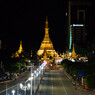 The Sule Pagoda at Yangon in Myanmar