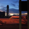 関空の夕暮れ