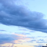 夕焼けの雲
