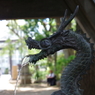 手水舎_龍_新井天神北野神社