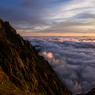 奥穂夕景