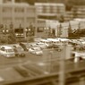 ジオラマ　駐車場