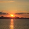 大村湾の夕陽