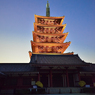「超広角で見た浅草寺」