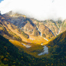 紅葉の穂高岳