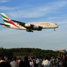 「あおいそら」 エミレーツ航空 A380-861 到着です