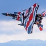 白山連峰とF-15アグレッサー