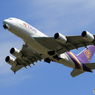[青い空] Thai A380-841 HS-TUF 出発