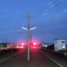 鉄路にファイヤーボール