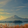 朝日の当たる山・・・Mt.FUJI