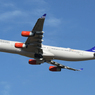 SAS A340 climbing