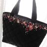 hand made★キラキラパーツのミニトート