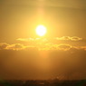 雲が光って