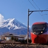 富士急行フジサンビュー特急と富士山！