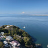 江の島から見る富士