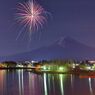河口湖冬花火2