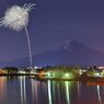 河口湖冬花火4