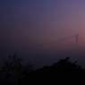 bridge in mist