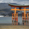 厳島神社。堂々の大鳥居