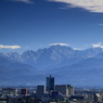 冠雪の立山連峰　剣岳