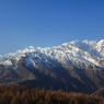 晩秋の唐松岳