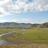 the view on the hill, in Mongolia