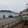 江ノ電伝統車両300型と江の島！