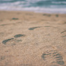 La plage d'avril