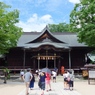賑わう四柱神社
