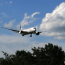  「晴れ」UNITED 787-8　通過